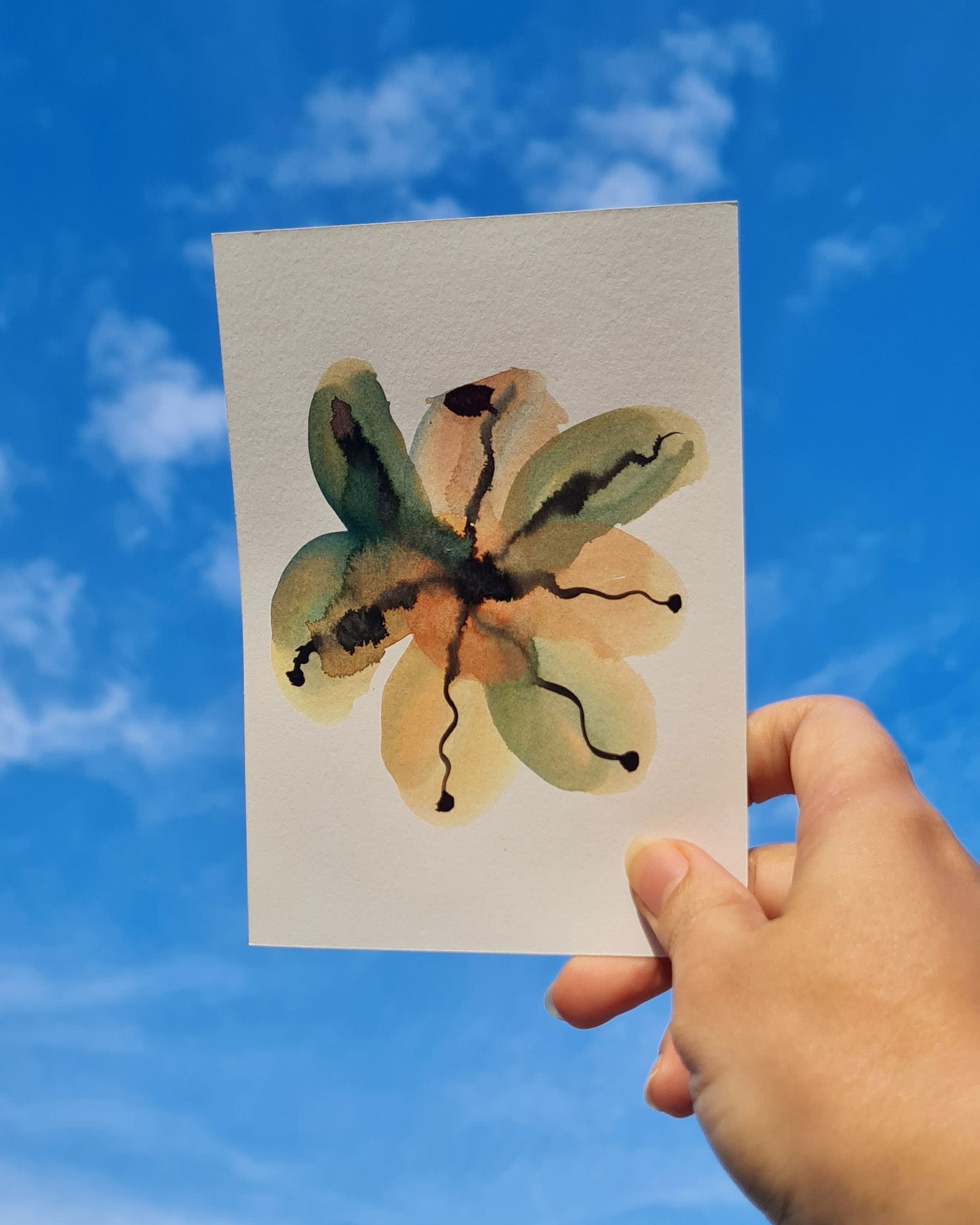 Mini Inky Blooms 15 PRINT