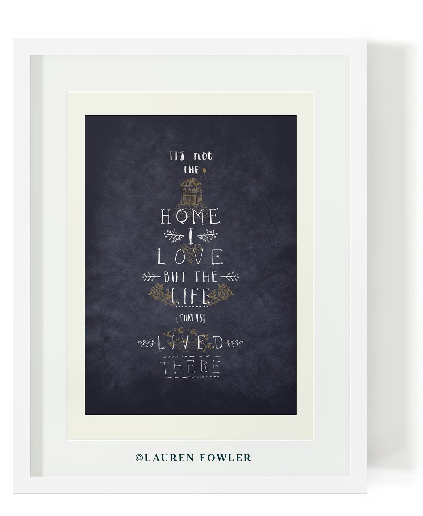 It's Not the Home I Love but the Life That is Lived There A3