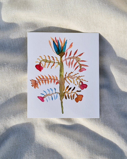 Mini Inky Blooms 12 PRINT