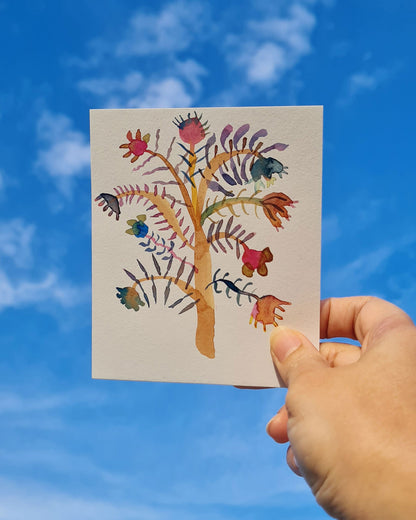 Mini Inky Blooms 14 PRINT