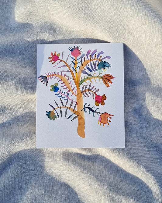 Mini Inky Blooms 14 PRINT