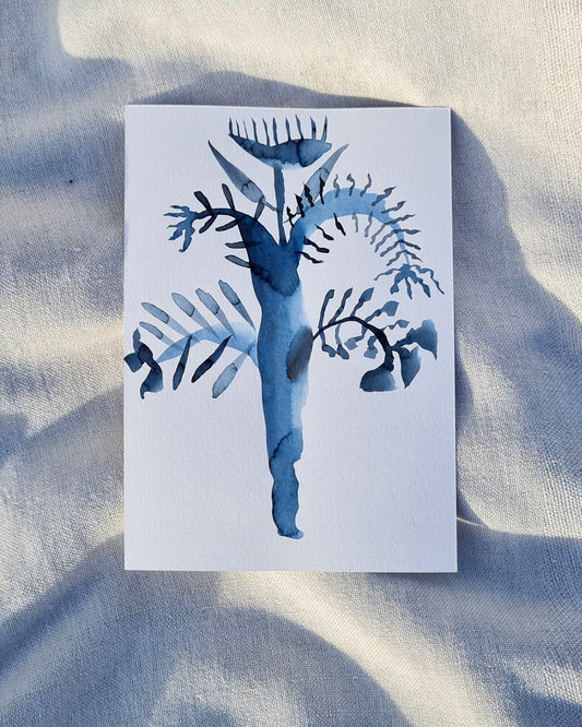Mini Inky Blooms 17 PRINT