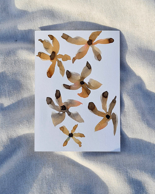 Mini Inky Blooms 19 PRINT
