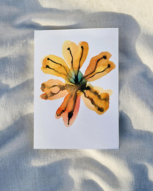 Mini Inky Blooms 24 PRINT