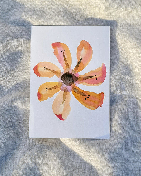 Mini Inky Blooms 26 PRINT