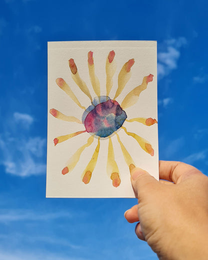 Mini Inky Blooms 5 PRINT