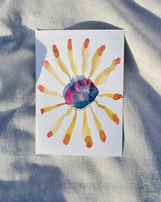 Mini Inky Blooms 5 PRINT