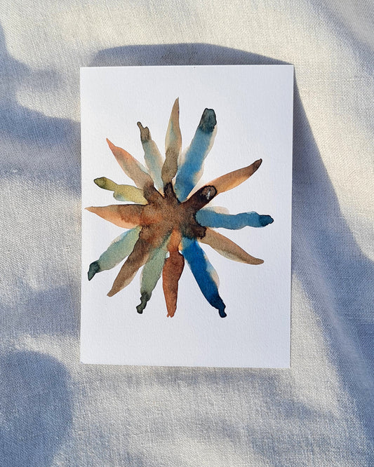 Mini Inky Blooms 8 PRINT