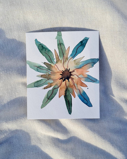 Mini Inky Blooms 9 PRINT