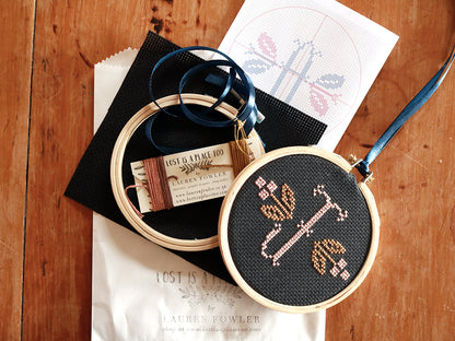 MONOGRAM DIY X-STITCH KIT