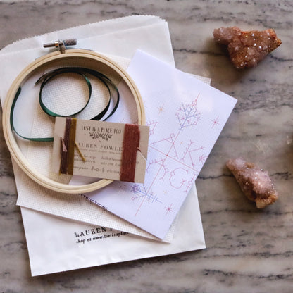 Make Magic DIY cross stitch kit by Lauren Fowler