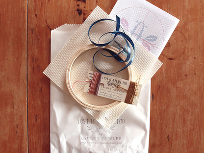 MONOGRAM DIY X-STITCH KIT